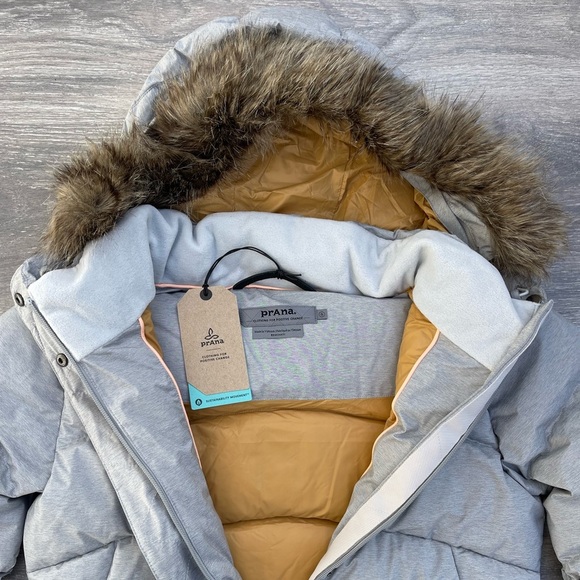 Prana Kromata Long Jacket, silver spray heather - Picture 3 of 11